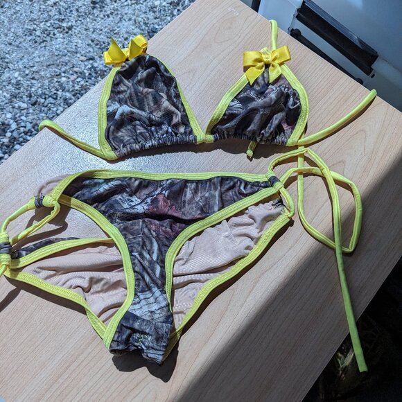 Other - Camouflage String Bikini Sz M